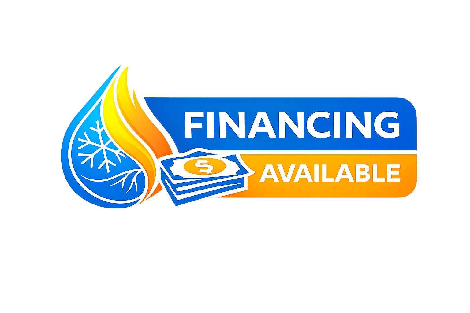 Customer reviewing HVAC financing options